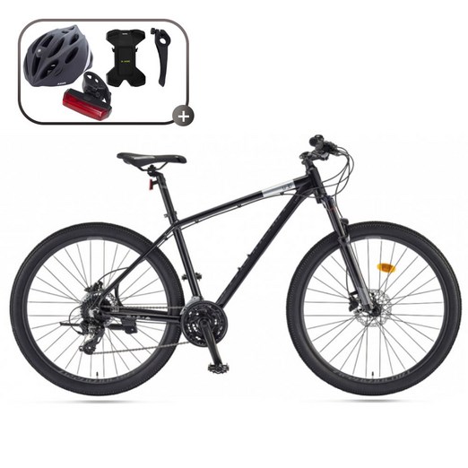 2026 삼천리 27.5 아팔란치아 M30 24단 알루미늄 프레임 산악 자전거 MTB, 1개, 179cm, 펄 블랙450,L