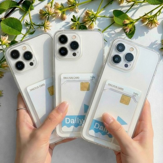 데일리어스 111 에어백 카드 수납 투명 범퍼 케이스