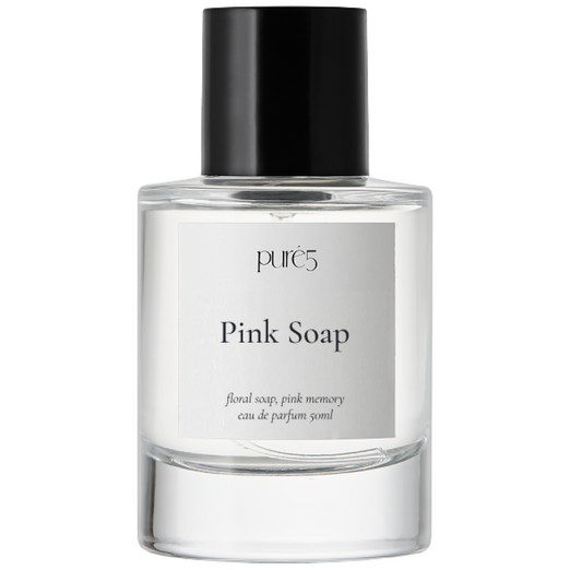 PURE5 포근한 화이트 머스크 코튼 비누향 향수 오드퍼퓸 PINK SOAP, 1세트, 50ml
