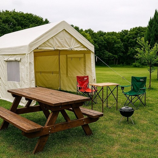 코스트코천막 텐트 3mx3m 풀세트 주차 차고지 케노피 차양막 차량용 행사용 대형 장박, ivory