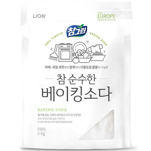 참그린 참 순수한 베이킹소다, 1개, 2kg