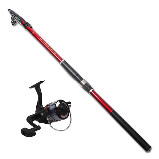아스펜 바다민물 원투 낚시대 카본 300 + 스피닝릴 4000번, 혼합색상