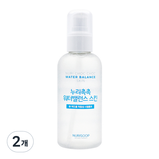 누리숲 누리촉촉 워터밸런스 스킨, 160ml, 2개