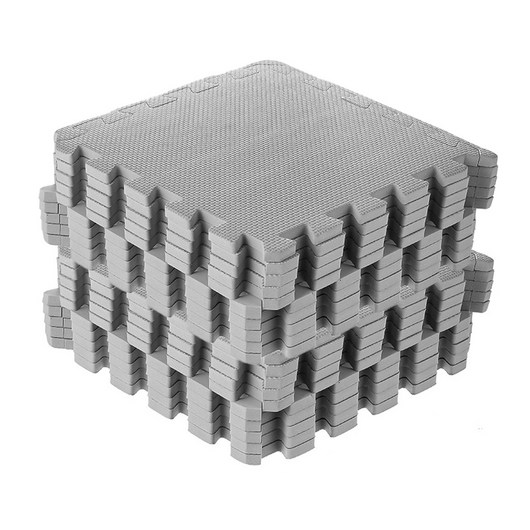 코멧 펫 반려동물 퍼즐 매트 33x33cm, 다크 그레이, 1세트, 20개