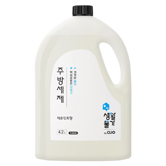 크리오 생활물가 주방세제 레몬민트향, 4L, 1개