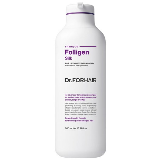닥터포헤어 폴리젠 실크 단백질 손상모 탈모 완화 샴푸 플로럴향, 500ml, 1개