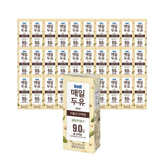 매일두유 99.9, 190ml, 48개_매일두유 999 950 – 건강과 영양을 담은 완벽한 선택