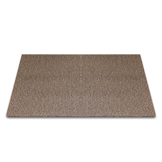 순수 코일 현관매트 120 x 50 cm 두께 12mm, 베이지 + 브라운, 1개