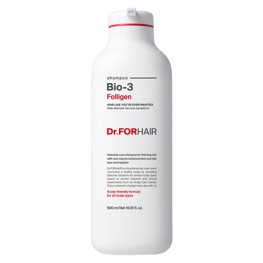 닥터포헤어 폴리젠 바이오3 기능성샴푸 프레시 허브향, 500ml, 1개