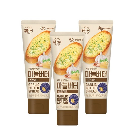 복음 바로 발라먹는 마늘 버터스프레드 100g, 3개