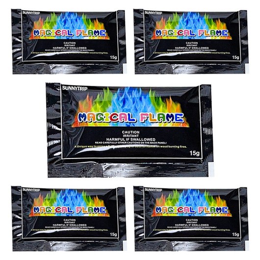 써니트립 매직파이어 오로라가루 불멍 15g 5개