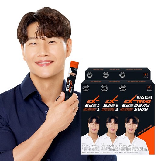 익스트림 트리플 아르기닌 5000 15포, 300g, 6개