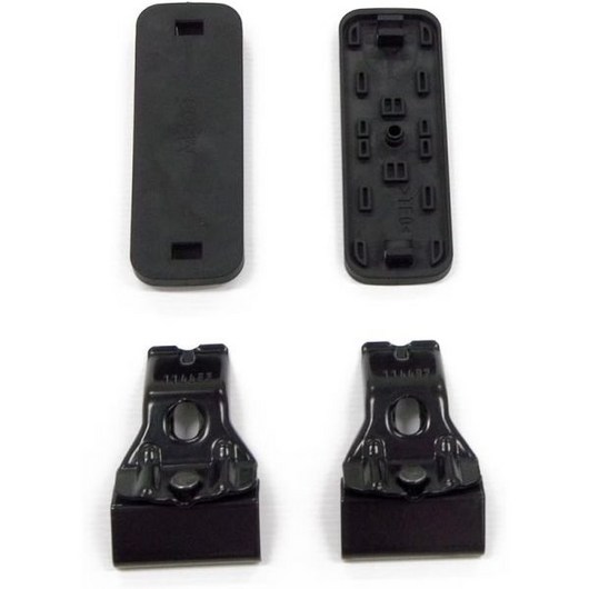 Rhino 랙 2500 루프 패드 클램프 키트 DK108F 2개 세트, Rhino 랙 2500 루프 패드 클램프 키트 DK10