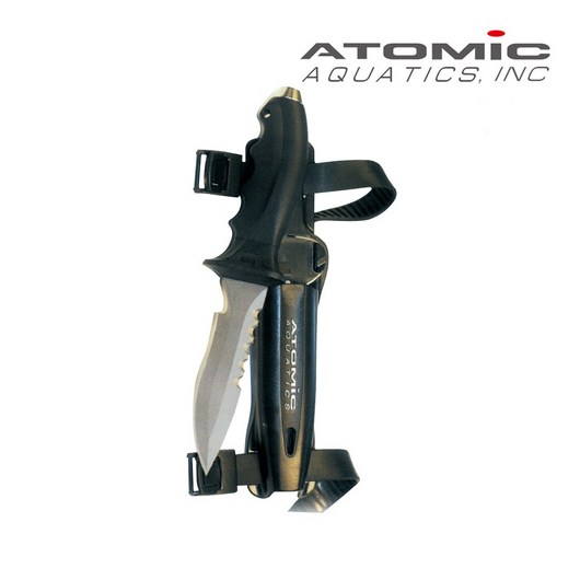 아토믹 T-6i 다이빙 나이프 – 해루질 및 프리다이빙, 스쿠버다이빙용 칼