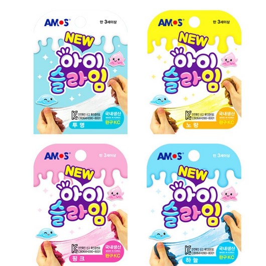 아모스 뉴 아이슬라임 70g x 4종 세트, 1개