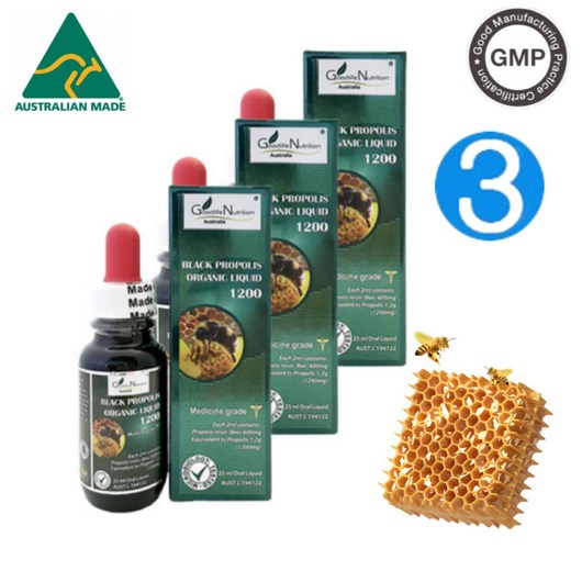 굿라이프 뉴트리션 호주 프로폴리스 팅쳐 25ml x 3개 PROPOLIS, 단품