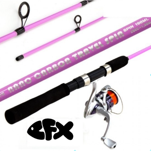 콘티 바다 루어 낚시대 – 프리미엄 초보자 및 입문자를 위한 베이직 핑크 컬러, 1개