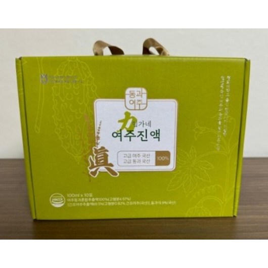 [국산고급여주] [프리미엄] 힘가네 여주즙 여주진액 여주 진액, 10개, 100ml