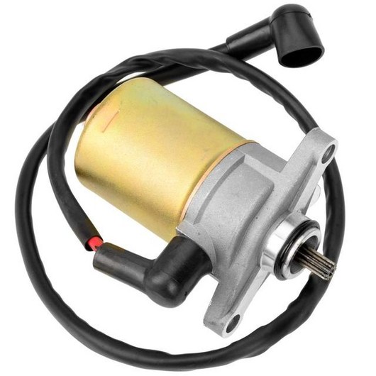 10 Teeth Starter Motor with Wire Cable for GY6 49cc 50cc Scooter 139QMB Moped ATV Go Karts TAOTAO SU, 1개