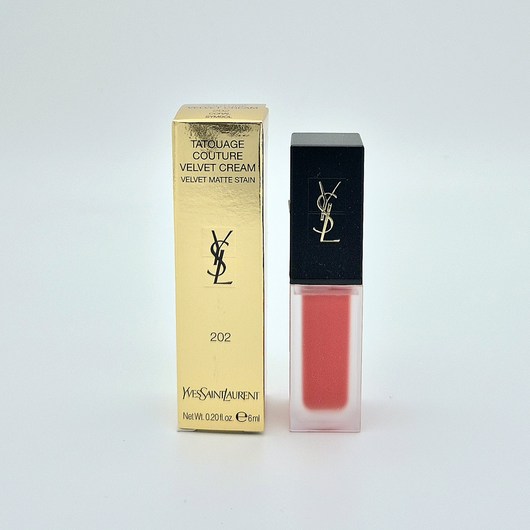 입생로랑 따뚜아쥬 꾸뛰르 벨벳틴트6ml-더강력해진 매트틴트, 202-코랄 심볼 (브라이트 코랄), 1개