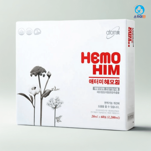 애터미 한약 추출물 수험생 직장인 헤모힘, 20ml  60개