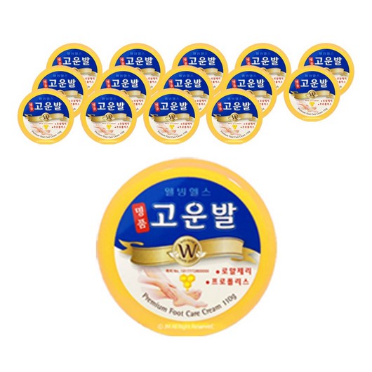 고운발 웰빙헬스팜 명품 크림, 110g, 6개