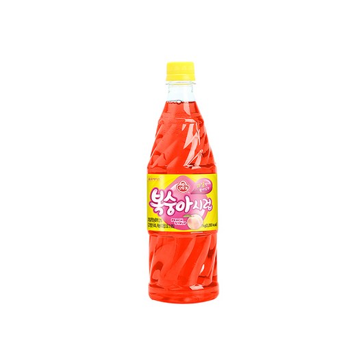 오뚜기 복숭아시럽, 1kg, 4개