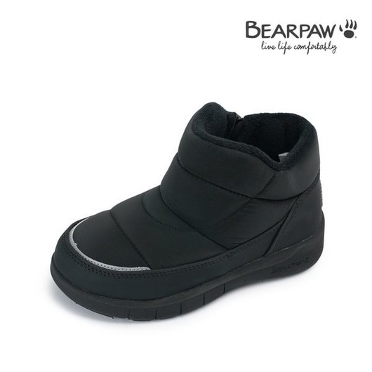 백화점정품 베어파우 아동 키즈 방한화 (BEARPAW) 패딩부츠 LIANA 블랙 K2918001QD 발편한 양털 신발