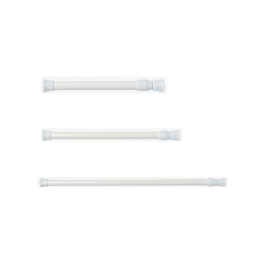 압축봉 – 화이트, 길이 조절 가능한 11가지 종류의 수납 정리 필수 아이템 (135-250cm, 직경 2.2cm) 압축봉 – 화이트, 길이 조절 가능한 11가지 종류의 수납 정리 필수 아이템 (135-250cm, 직경 2.2cm)