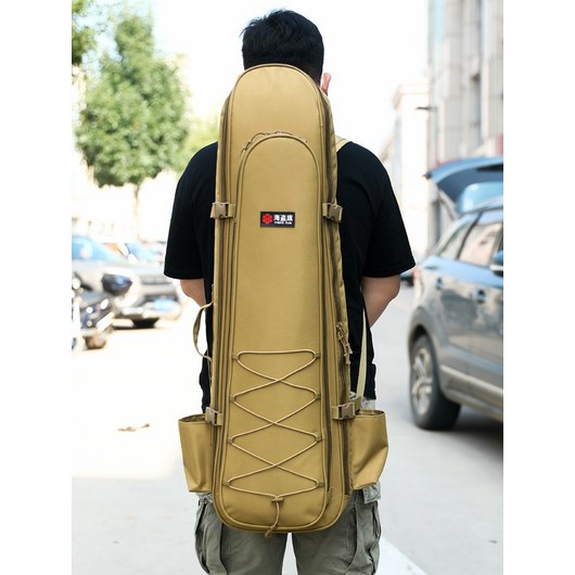 가방 핀백 프리다이빙 스쿠버 롱핀하드케이스 프리 장비 방수, 블랙 1m