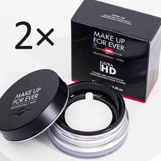 메이크업포에버 ULTRA HD 파우더 9g, 2개, 화이트