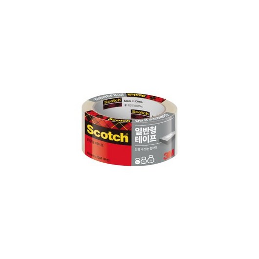 3M 포장용 리필 3650 투명 테이프, 1개