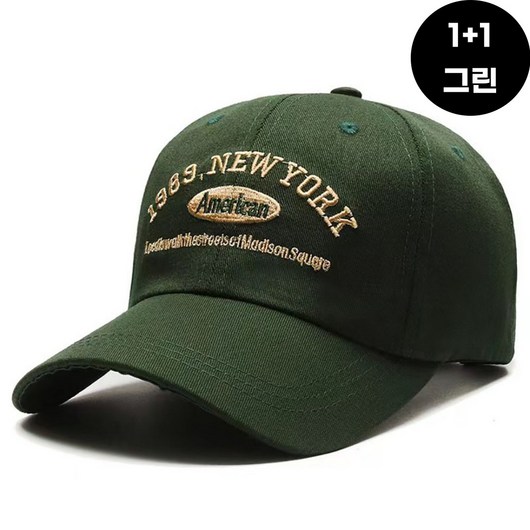 썸씽슈츠 1+1 1989 뉴욕 볼캡 남녀 공용 모자