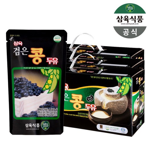 삼육 검은콩두유 파우치 190ml, 60개