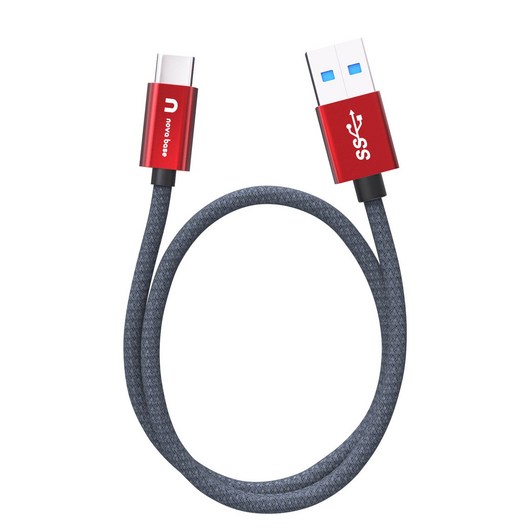 속도빠른 안드로이드오토 케이블 C타입 고속 충전 데이터 케이블 USB3.2 Gen2 A TO C, 랜덤10Gbps, 100cm, 1개