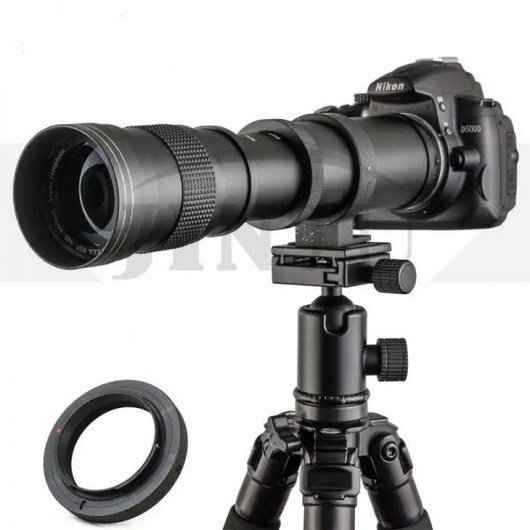 JINTU 420800mm f 8.3 망원 렌즈 수동 초점 캐논 EOS 60D 77D 70D 80D 90D 650D 750D 800D 7D T7i T7s T7 T6s가방, 1.캐논