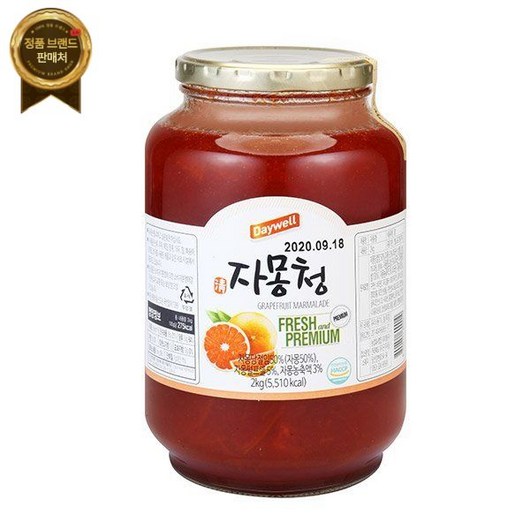 데이웰메가커피 쥬피터 자몽청 2kg
