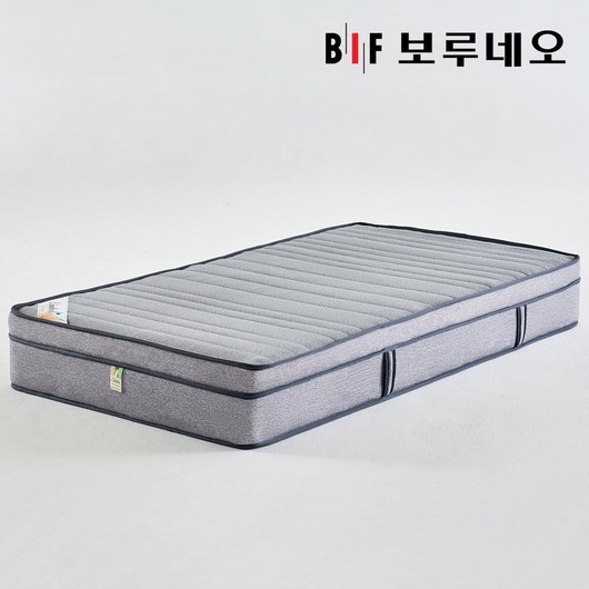 보루네오 베리 프리미엄 유로탑 마약 독립 스프링 매트리스 싱글 PL0112, 네이비, 네이비