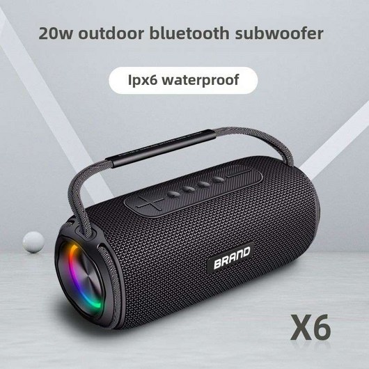 음질좋은 휴대용 무선 usb 블루투스스피커 가성비 고출력, X6 블루