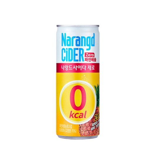 동아오츠카 나랑드사이다 제로 파인애플 245ml, 1개