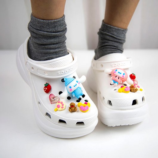 크록스 신발 꾸미기 귀여운 입체 마이멜로디 지비츠 6세트