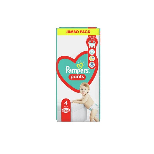 무료체험찬스 유럽산 베이비드라이 기저귀 팬티 형 3 4 5 6 7 단계 pampers 아동공용, 4단계, 2매
