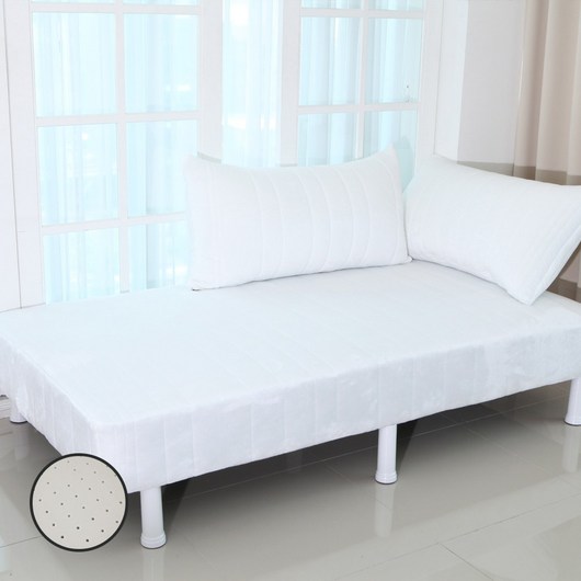 미코퍼니처 CL라텍스 단면 매트리스 침대, 화이트