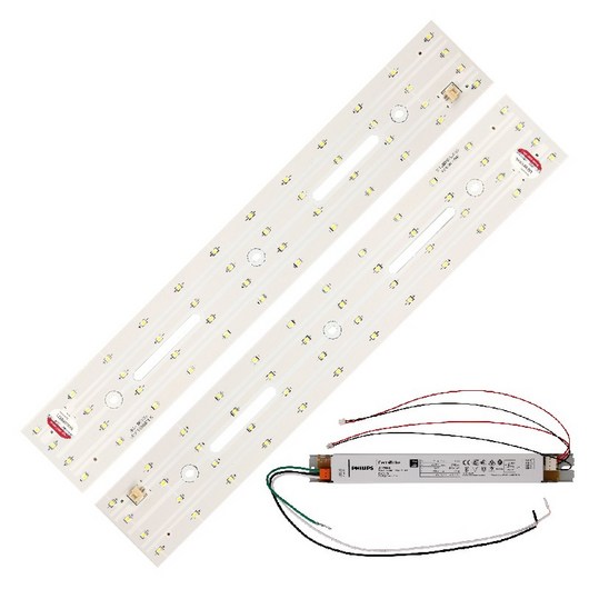 LED 모듈 50W 필립스 안정기 교체 리폼 세트, 1_주방용400X62