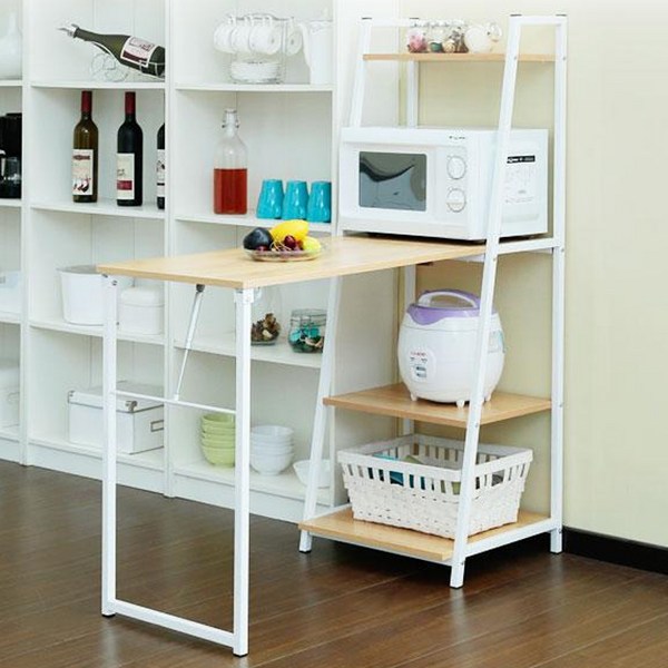 블루밍홈 베라 접이식 식탁 렌지대, 네추럴