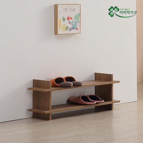 아라마 무지개신발장800 2단, 옹이