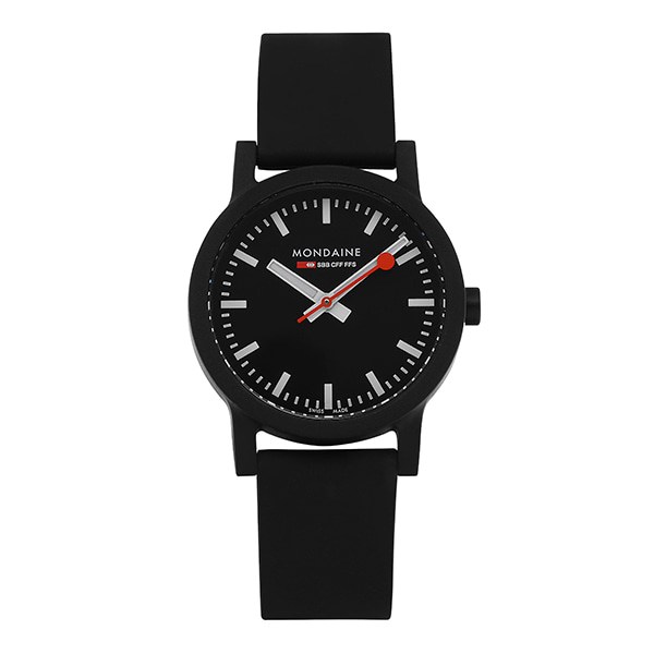 몬데인 여성용 Railways Essence 쿼츠 우레탄시계 32mm MS1.32120.RB