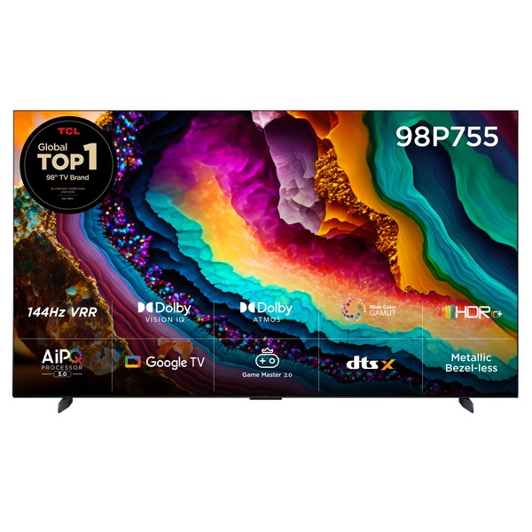  TCL 4K UHD LED 안드로이드12 TV, 248cm(98인치), 98P755, 벽걸이형, 방문설치 