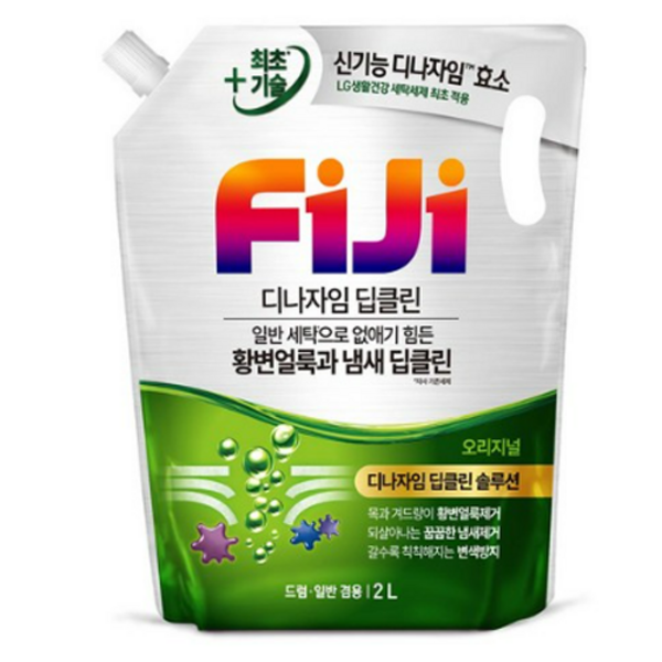 피지 디나자임 딥클린 액체세제 리필 오리지널, 2L, 1개