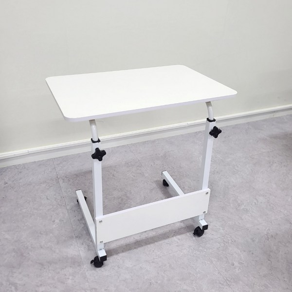 MSL 멀티 이동식 높이조절 사이드 테이블, 화이트 
